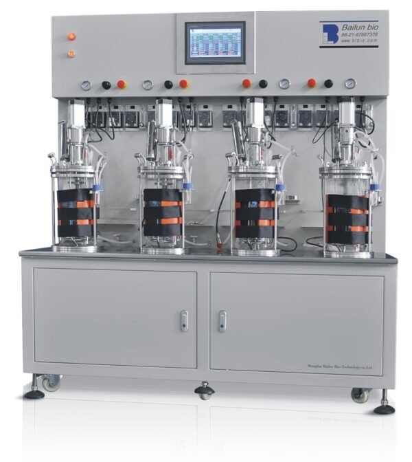 New design wholesale glass fermenter single wall with steel bioreactor - Image 5